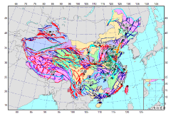 中国大陆1/400万中国活动构造空间数据库